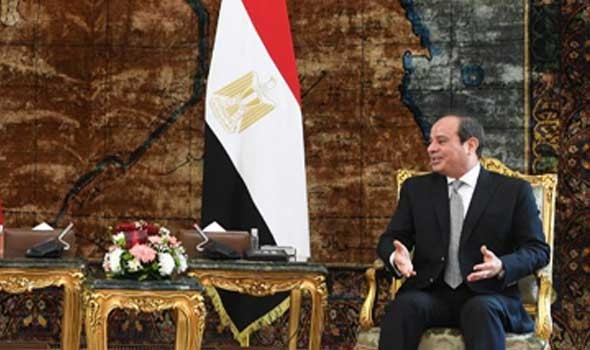  لبنان اليوم - السيسي يؤكد خلال لقائه المنفي أن هدف مصر تحقيق السلام والأمن في ليبيا