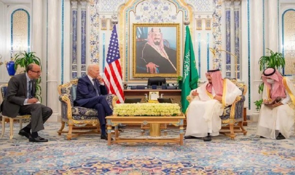  لبنان اليوم - البيان السعودي الأميركي المشترك الذي صدر خلال زيارة بايدن للمملكة