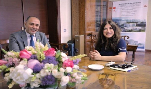  لبنان اليوم - السفير التونسي في لبنان يزور هبة القواس ويُعرب عن أمله في التعاون الثقافي بين البلدين