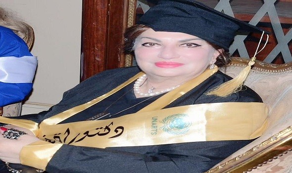  لبنان اليوم - ارملة الشيخ طالب السهيل تُمنَح  الدكتوراة الفخرية تقديراً لخدماتها في الحقل العام