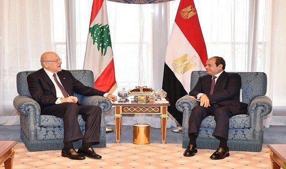  لبنان اليوم - رئيس الحكومة اللبنانية يؤكد أن مصر تحمل هموم العالم العربي ونؤيد موقف القاهرة في رفض تهجير الفلسطينين
