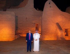  لبنان اليوم - محمد بن سلمان يرافق ترمب في جولة تاريخية داخل الدرعية ويطلعانه على مخطط تطويرها