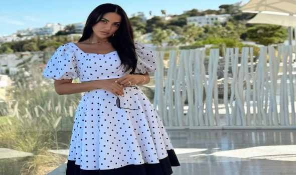 النجمات يعِدن نقشة البولكا دوت إلى الواجهة بأسلوب أنيق